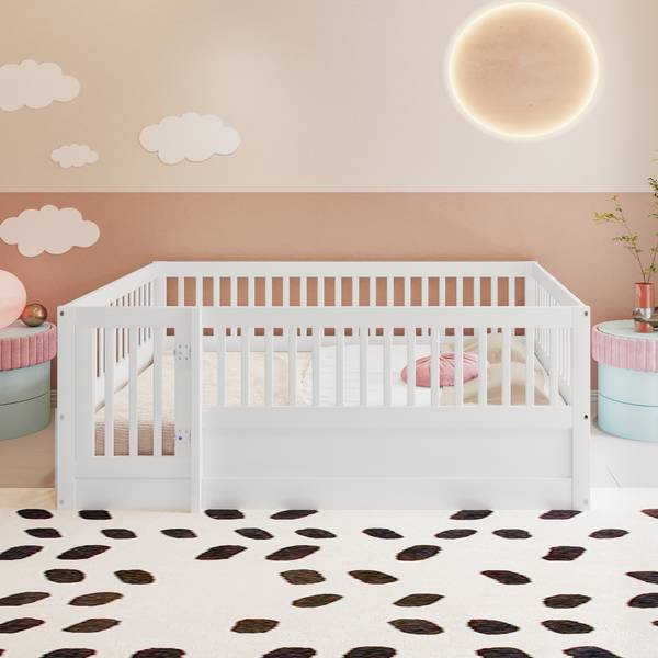 Kinderbed SafeWoody wit