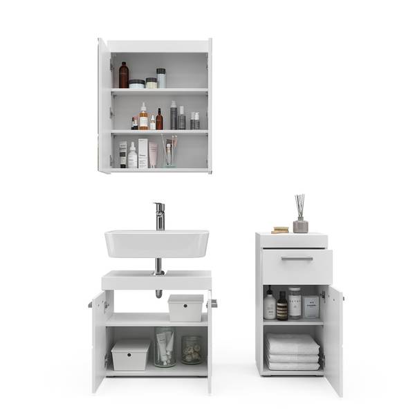 Meubles bain Luna 38780 Blanc