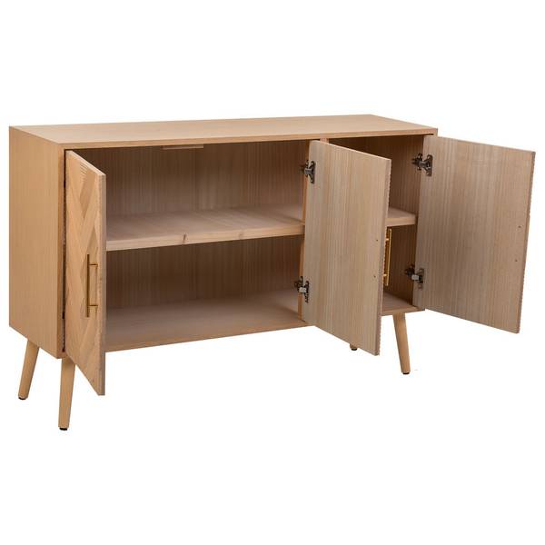 Anrichte Mori Braun - Holzwerkstoff - 34 x 120 x 76 cm