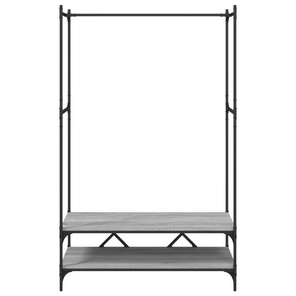 Kleiderständer 834203 Grau - Holzwerkstoff - 45 x 163 x 100 cm