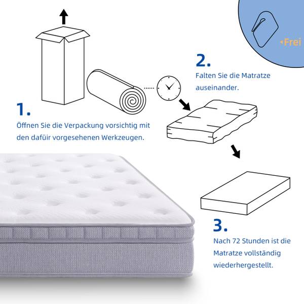 Einzelbett K-1969 Beige