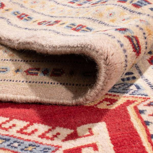 Handgeknüpft Kurzflorteppiche Rot - Wolle - 90 x 1 x 315 cm