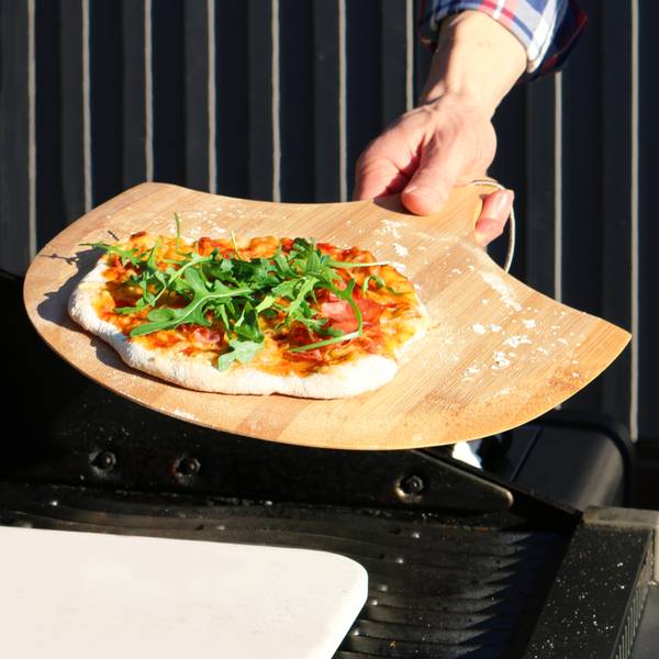 Pizzasteinset 14147 (2er-Set) Weiß - Naturfaser - 30 x 1 x 38 cm