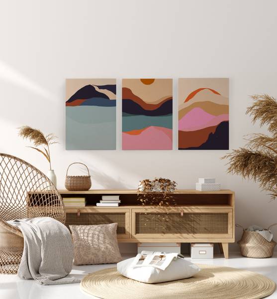 Leinwand 60x40 See Polyester - 3 x 60 x 40 cm