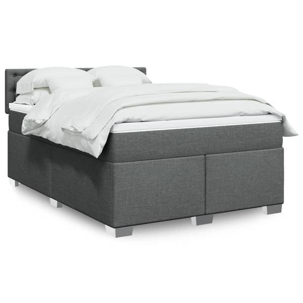 Sommier à lattes de lit 3038760 Gris - Textile - 160 x 100 x 200 cm