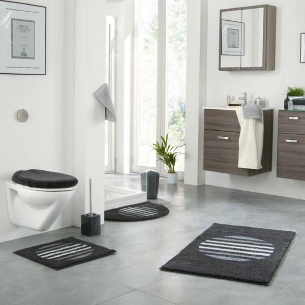 Badematte 131190-S22 Anthrazit - 80 x 140 cm