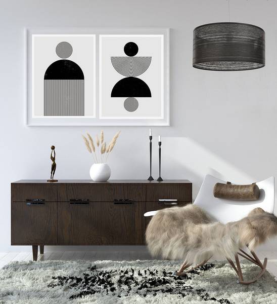 Suspension Mesh-Textil Noir
