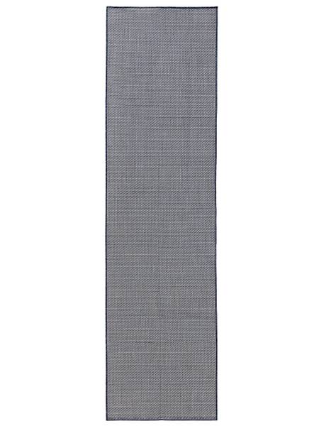 In-/Outdoorteppich Läufer Lou Blau - Kunststoff - 70 x 1 x 200 cm