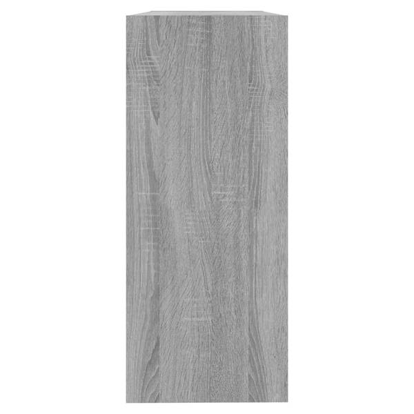 Bücherregal D7077 Grau - Holzwerkstoff - 30 x 72 x 100 cm