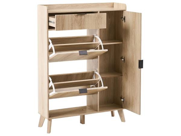 Schuhschrank MOONIE Braun - Holzwerkstoff - 84 x 118 x 25 cm