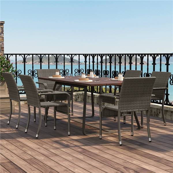 Gartenstuhl ARH29 2er Set Grau