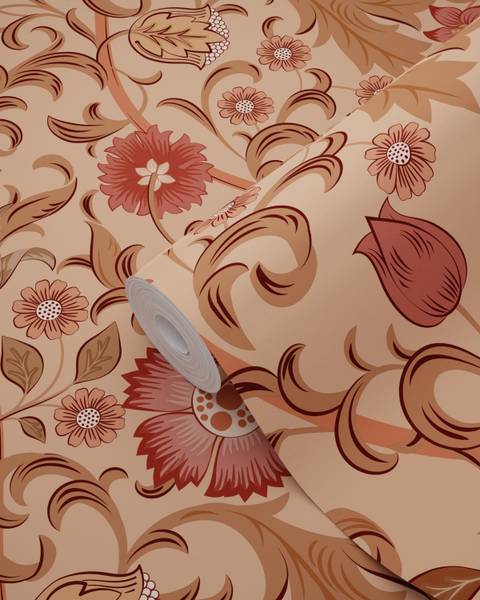 Tapete 132261 Orange - Papier - 50 x 900 x 50 cm