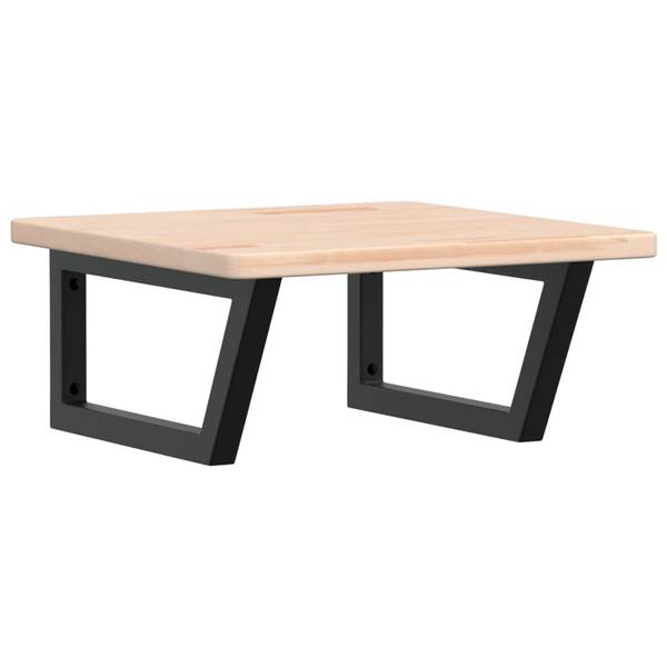 Waschtischplatte 3042574-2 Schwarz - Braun - 50 x 2 x 50 cm