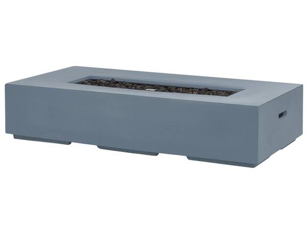 Braséro à gaz PAVO Gris - Métal - 143 x 31 x 71 cm