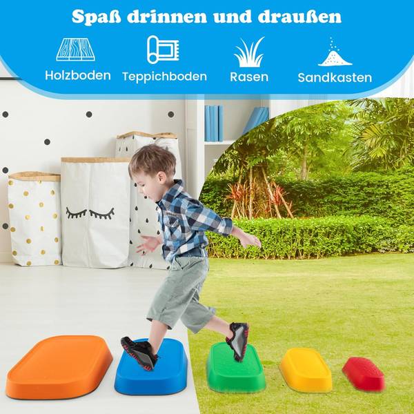 Balanciersteine GK32346OEDE(5-tlg.) Kunststoff - 27 x 28 x 37 cm