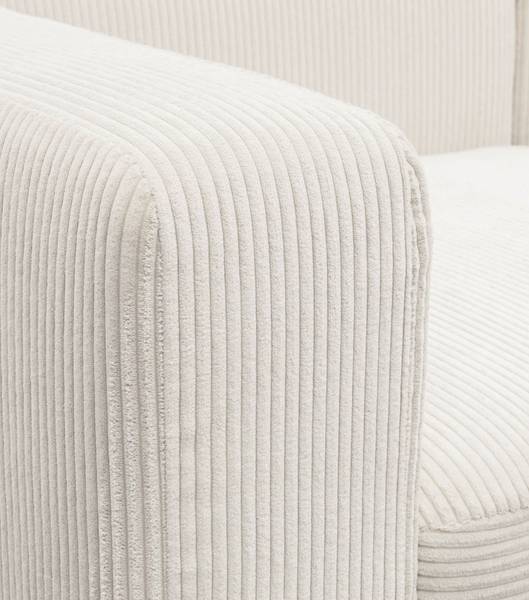 3-Sitzer Modulares Sofa Cubo Beige - Textil - 226 x 66 x 110 cm