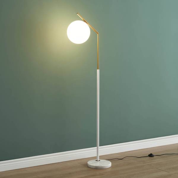Stehleuchte Molia Gold - Metall - 26 x 165 x 165 cm