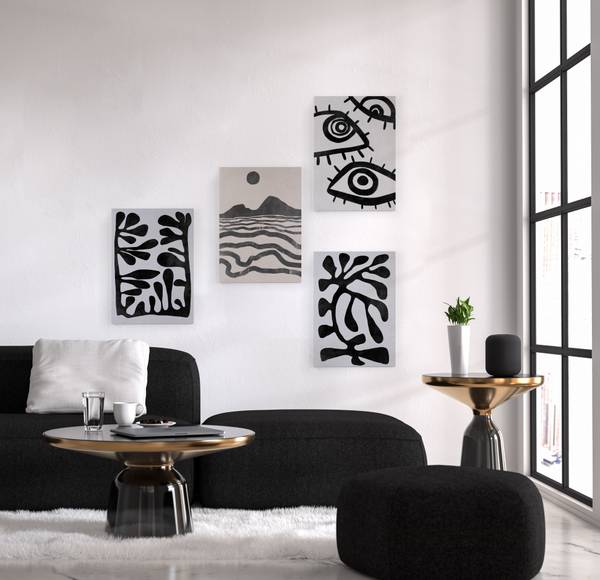 Leinwand 60x40 Meereslandschaft Polyester - 3 x 60 x 40 cm