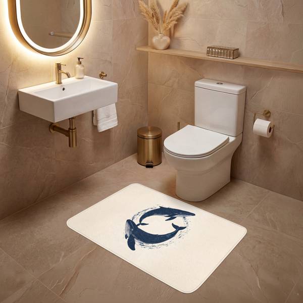 WC-VORLEGER Wale 90 x 60 cm