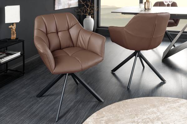 Drehbarer Stuhl PAPILLON Braun