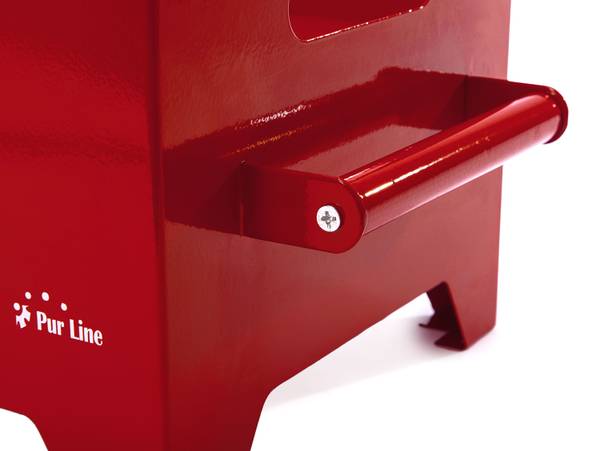 Bioethanol-Grill BB01 Rot - Metall - 48 x 27 x 33 cm