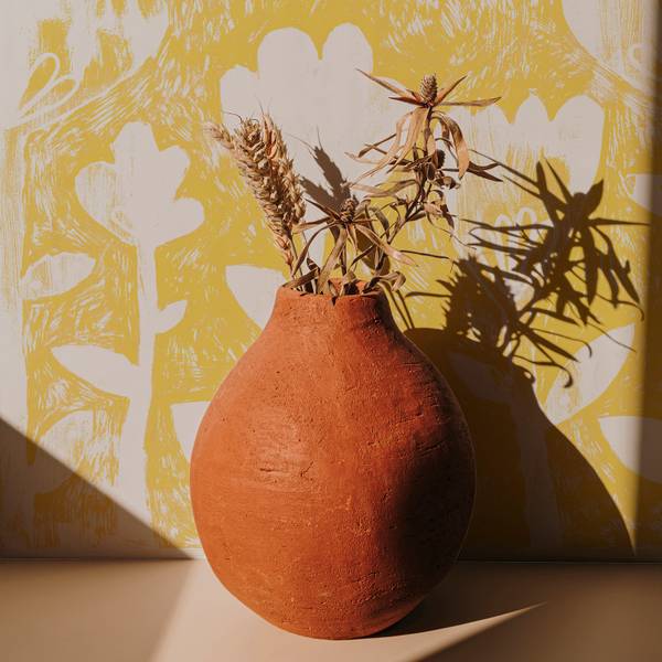 Panorama-Tapete Tulipano Gelb