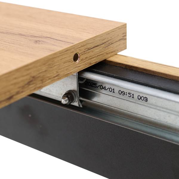 Esstisch 3195 Braun - ABS - Holzverbundwerkstoff - 135 x 77 x 86 cm
