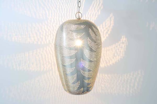 Hängelampe Felianor Grau - Metall - 25 x 39 x 39 cm