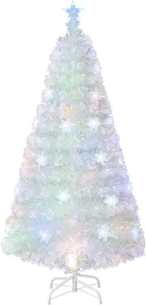 Tannenbaum CM24598DE Weiß - Kunststoff - 80 x 180 x 80 cm