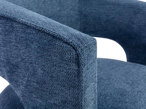 Sessel mit gerader Rückenlehne FONTANOVA Blau