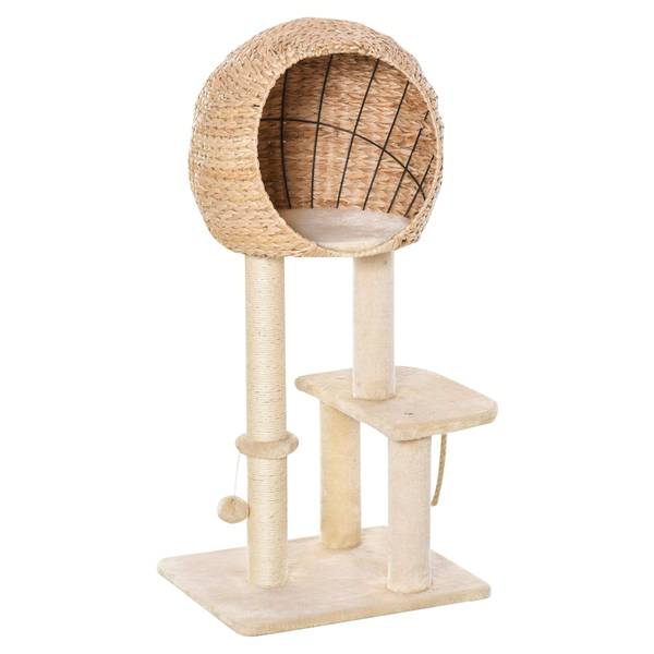 Kratzbaum BB7237 Beige - Holzwerkstoff - 41 x 41 x 50 cm