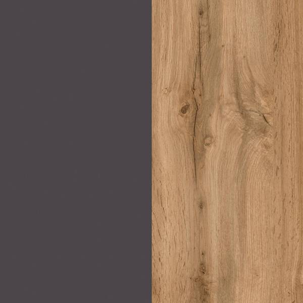 Badmöbel-Set VASTO-03-26 4er-Set Grau - Spiegelglas - 115 x 200 x 35 cm