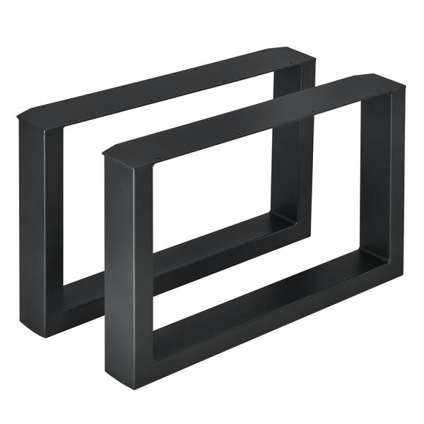 Tischgestell Makers 2er-Set Schwarz - 64 x 40 x 8 cm
