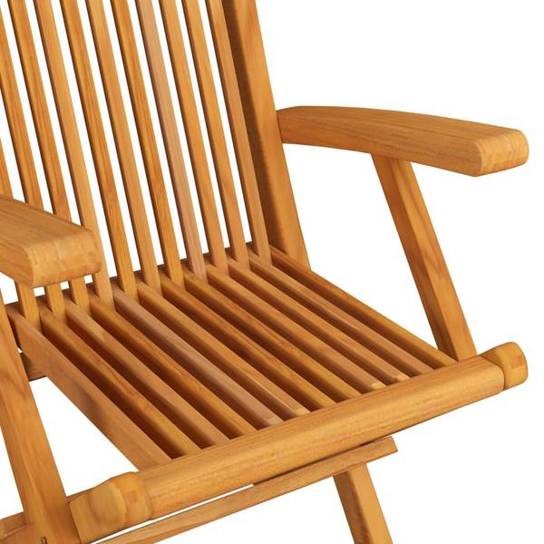Tuinstoel 3065528 set van 4 houtsoort/-look - deels massief hout