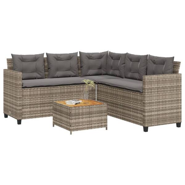 Gartensofa 3034094-2 (2-teilig) Grau