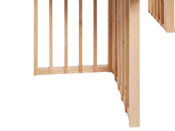 Esszimmertisch LEANDRA Braun - Holzwerkstoff - 100 x 77 x 200 cm