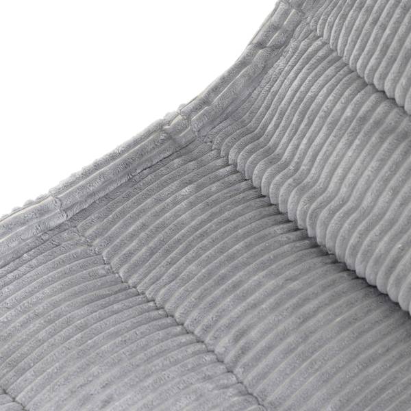 Kindersitzsack Dolce Grau - Cord - 69 x 57 x 85 cm