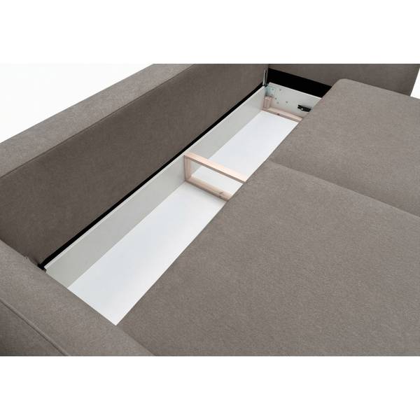 3-Sitzer Sofa ZORDO Braun - Chenille - Polyamid - 238 x 91 x 102 cm