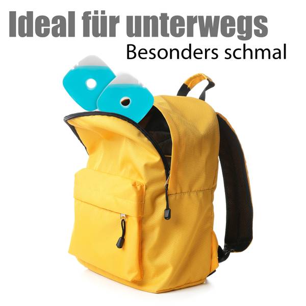 Kühlakku 1000081 6er Set Kunststoff - 12 x 1 x 12 cm