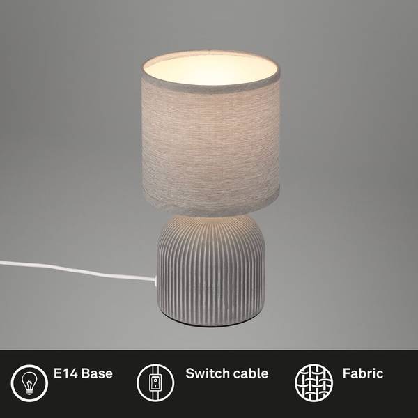 Tischlampe Ino 7538014 Grau