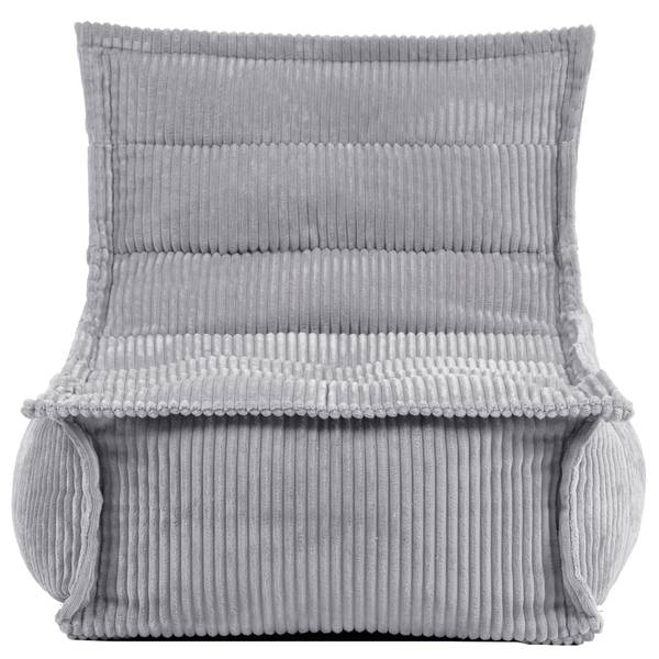 Kindersitzsack Dolce Grau - Cord - 69 x 57 x 85 cm