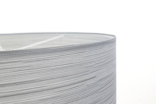 Hängeleuchte  Mesh-Textil Grau