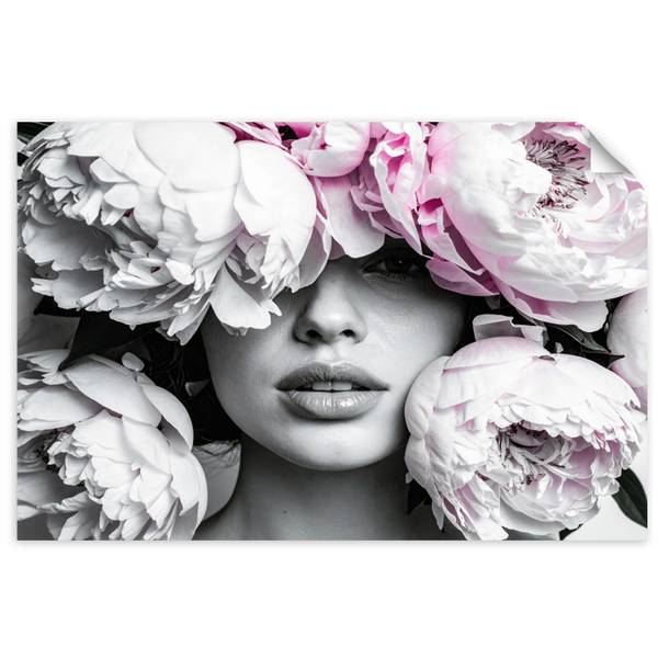 Wandsticker Frau 120 x 80 cm