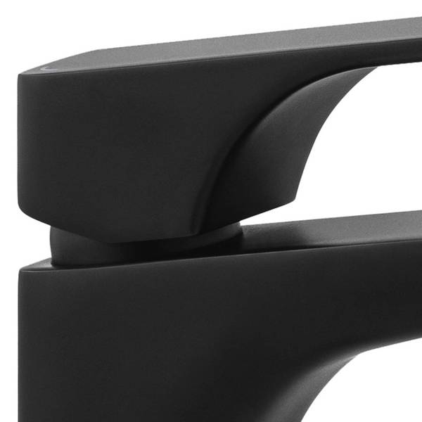 Waschtischarmatur HIACYNT-30-2 Schwarz - Messing - 5 x 17 x 16 cm