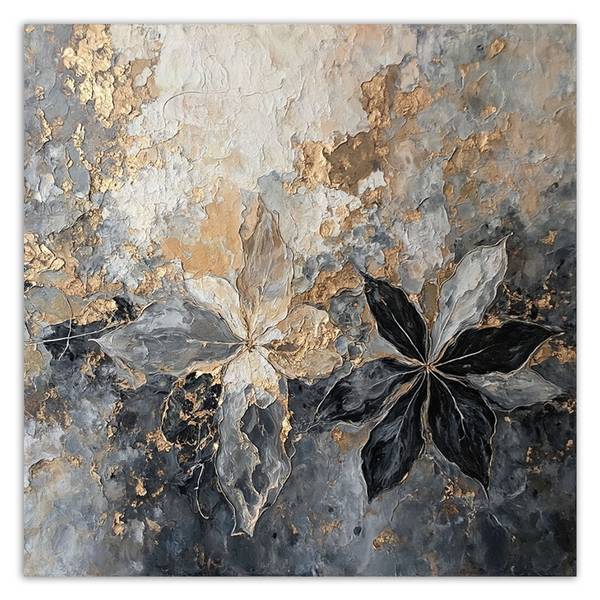 Canvas schilderij Planten 30 x 30 cm