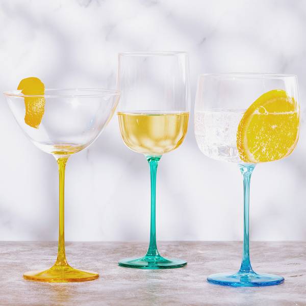 Weingläsern Gala 4er-Set Glas - 35 x 22 x 8 cm