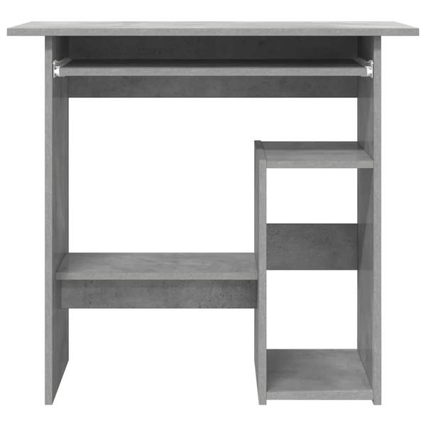 Schreibtisch 3000627 Grau - Holzwerkstoff - 45 x 74 x 80 cm