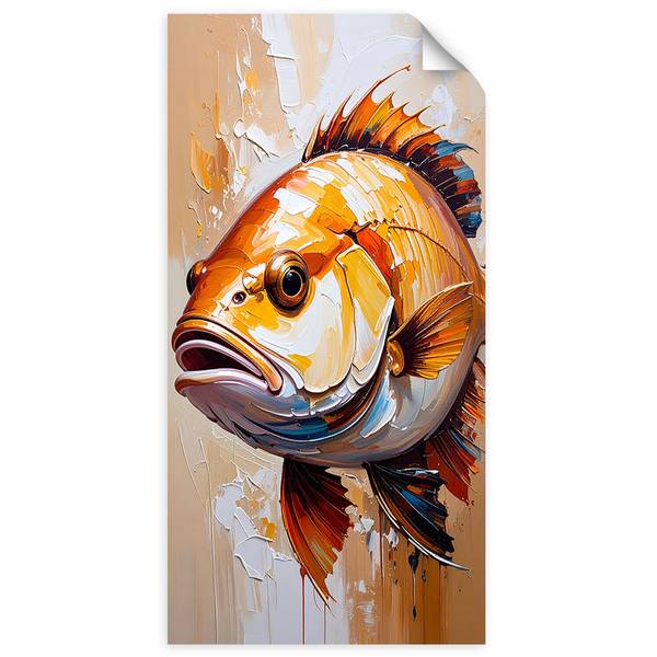 Wandsticker Fisch 100 x 200 cm