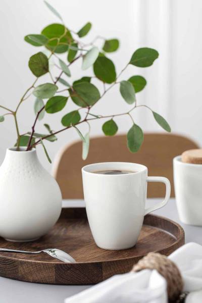 Kaffeebecher Artesano Original 6er Set Weiß - Porzellan - 2 x 2 x 2 cm