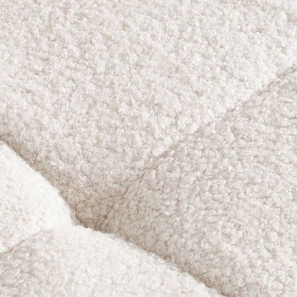Teddysofa COMO Beige - Textil - 236 x 68 x 92 cm